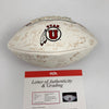 2007 Utah Utes Football Team-Signed Football 37 Sigs PSA DNA COA MINT 9