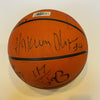 1997-98 Houston Rockets Team Signed Basketball Olajuwon Charles Barkley JSA