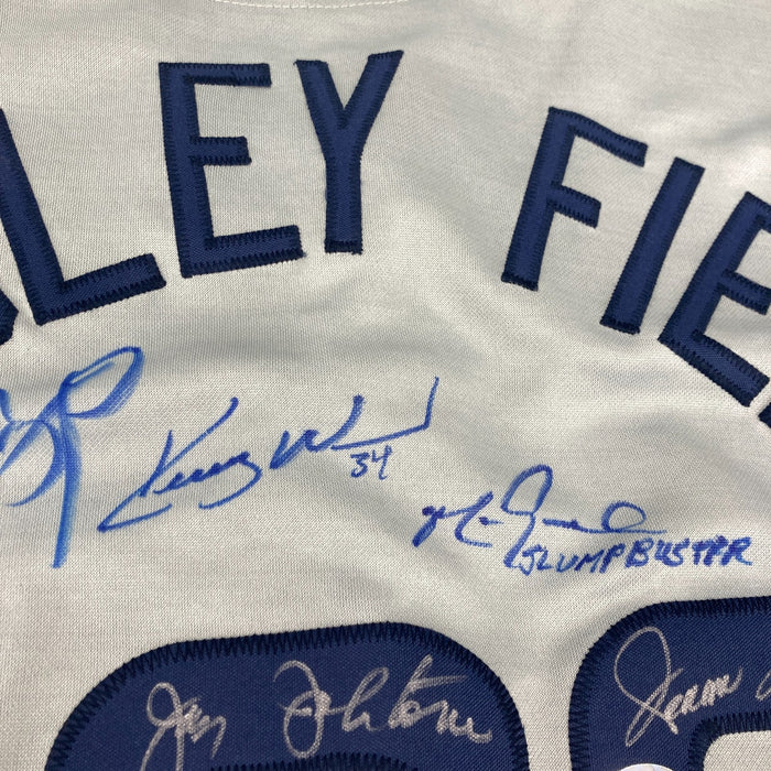 Chicago Cubs HOF Legends Multi Signed Wrigley Field Jersey 28 Sigs JSA COA