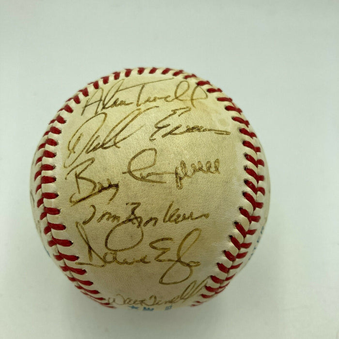 1986 Detroit Tigers Team Signed Baseball Sparky Anderson Kirk Gibson PSA DNA