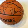 Michael Jordan 1997-98 Chicago Bulls Team Signed Basketball "The Last Dance" JSA
