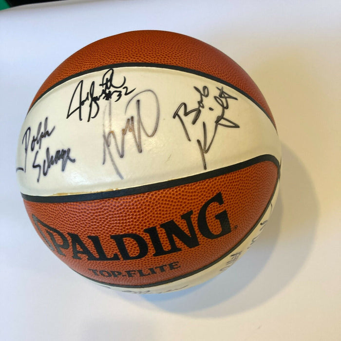 Julius Erving Oscar Robertson HOF Legends Signed Basketball 16 Sigs JSA