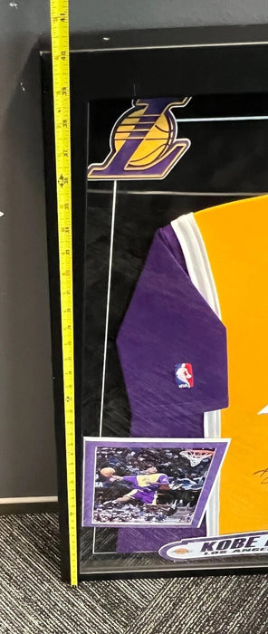 Kobe Bryant "1997 Dunk Champ" Signed Los Angeles Lakers Jersey Framed Panini COA