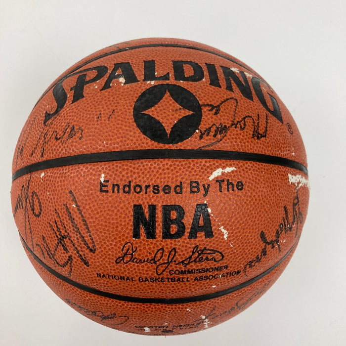 Michael Jordan Wilt Chamberlain Hall Of Fame Multi Signed Basketball Beckett COA