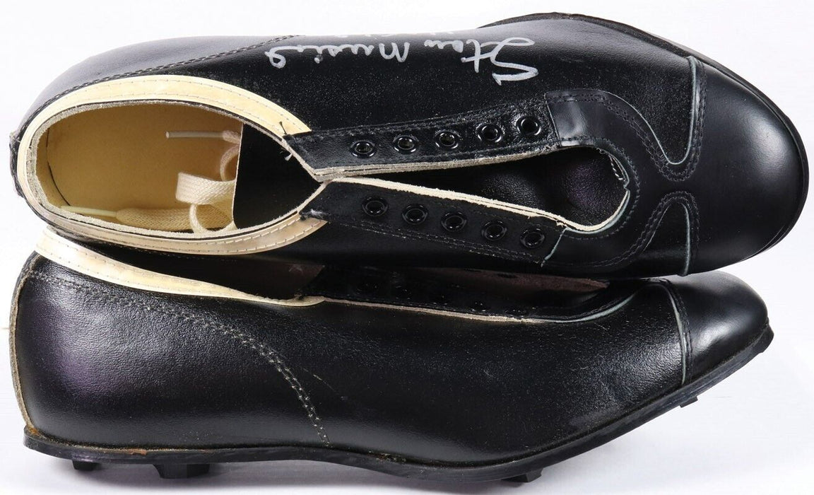 1950's Stan Musial "HOF 69" Signed Baseball Cleats With Original Box PSA DNA COA