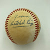 Satchel Paige Signed Official League Baseball Displays As Single Signed JSA COA