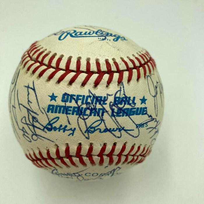 1990-91 Pittsburgh Penguins Stanley Cup Champs Team Signed Baseball Beckett COA