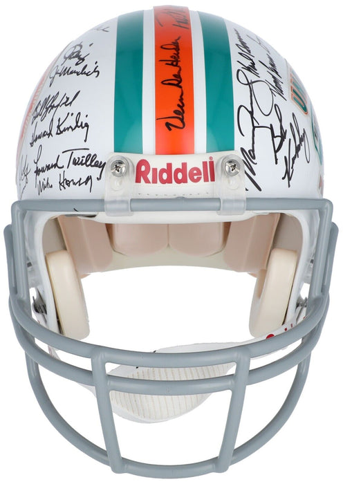1972 Miami Dolphins Super Bowl Champs Team Signed Authentic Helmet Beckett COA