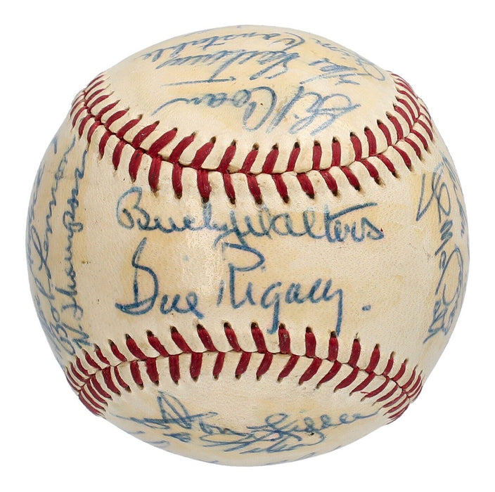 Willie Mays 1956 New York Giants Team Signed National League Baseball JSA COA