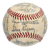 Willie Mays 1956 New York Giants Team Signed National League Baseball JSA COA