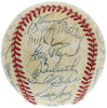 1985 Kansas City Royals World Series Champs Team Signed Baseball JSA COA