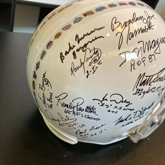 Beautiful 1969 New York Jets Team Signed Super Bowl Helmet With Inscriptions JSA