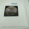 Hank Aaron Signed 1950's Game Used National League Baseball PSA DNA & MEARS COA