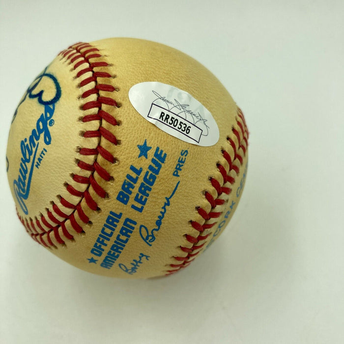 Brooks Robinson & Earl Weaver Signed American League Baseball With JSA COA