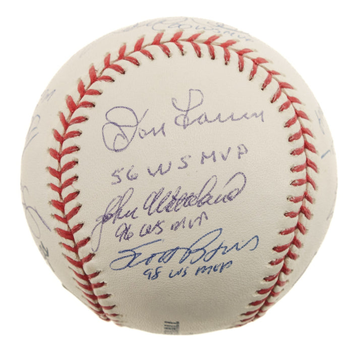 Derek Jeter New York Yankees World Series MVP's Signed Baseball 11 Sigs Steiner