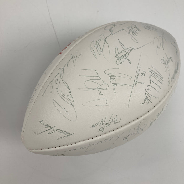 1989 Super Bowl XXIV Champs San Francisco 49ers Team-Signed Football 50 Sigs JSA
