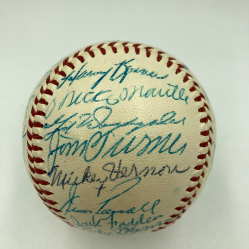 1956 All Star Game Team Signed Baseball Mickey Mantle & Ted Williams PSA DNA COA