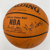 1997-98 Philadelphia 76ers Team Signed Game Basketball Allen Iverson Rookie JSA