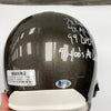 Warren Sapp Signed Heavily Inscribed STATS Tampa Bay Buccaneers Helmet Beckett