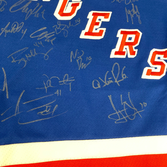 2006-2007 New York Rangers Team Signed Authentic Jersey JSA COA