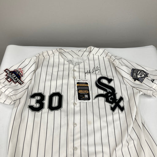 Magglio Ordon Signed 2003 Game Used Chicago White Sox Jersey With JSA COA