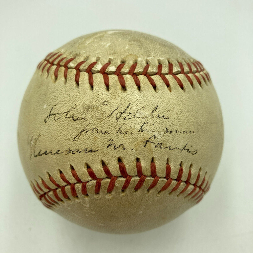 Kenesaw Mountain Landis Single Signed American League Baseball HOF JSA COA RARE