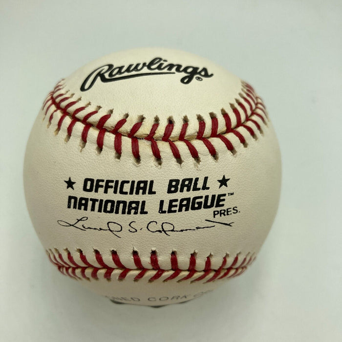 Stan Musial Signed Official National League Baseball Beckett Certified