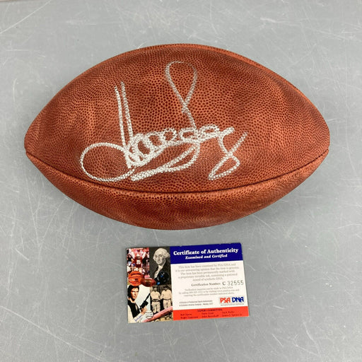 Howie Long Signed Wilson NFL Game Football PSA DNA COA