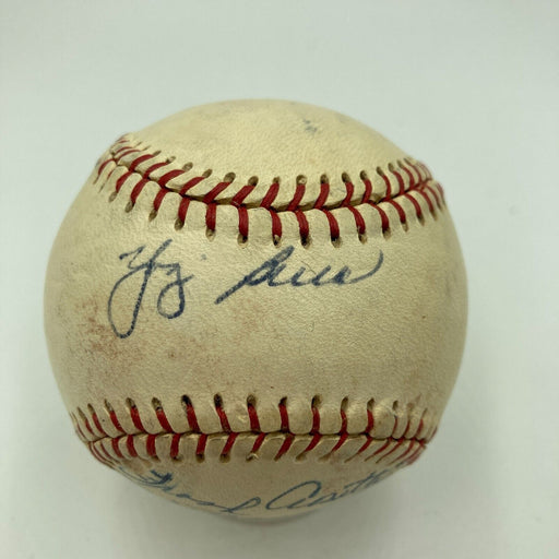 1940's Yogi Berra & Phil Rizzuto Signed Baseball PSA DNA COA