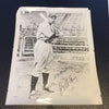 Bill Terry Signed 1920's Original 8x10 Type 1 Photo JSA COA New York Giants