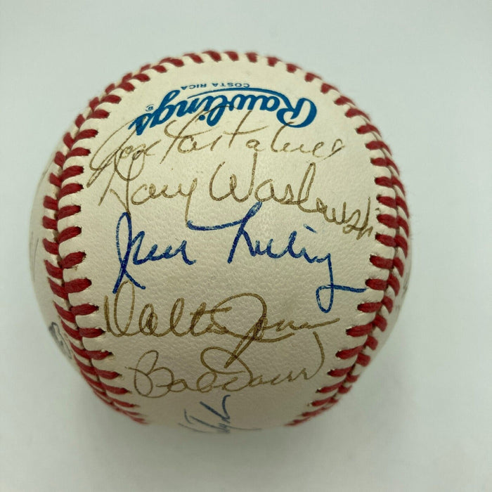 1967 Boston Red Sox AL Champs Team Signed American League Baseball JSA