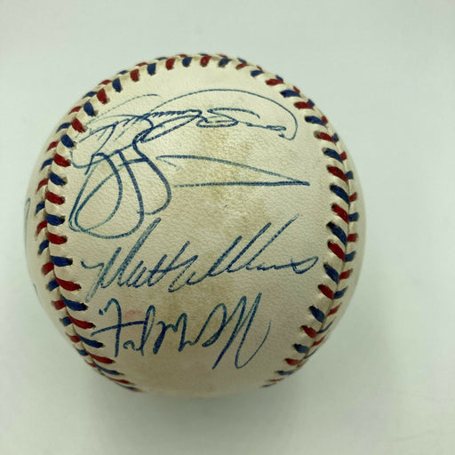 1995 All Star Game Team Signed Baseball Sammy Sosa Ozzie Smith Beckett COA
