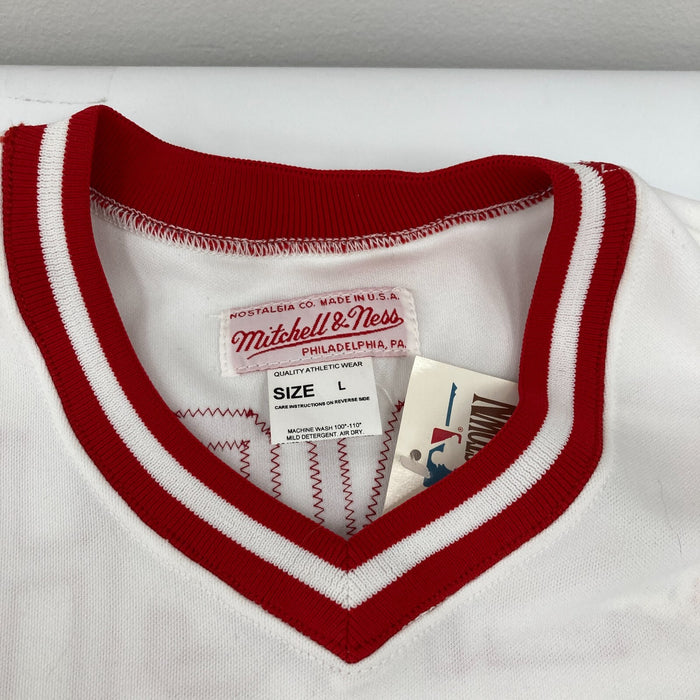 Johnny Bench 1976 WS MVP Signed Mitchell & Ness Cincinnati Reds Jersey JSA COA