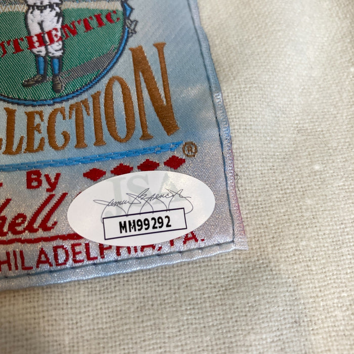 Eddie Mathews "1968 Tigers" Signed Authentic Detroit Tigers Jersey JSA COA