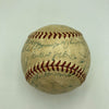 Cy Young Ed Walsh Lefty Grove Mickey Cochrane HOF Multi Signed Baseball JSA COA