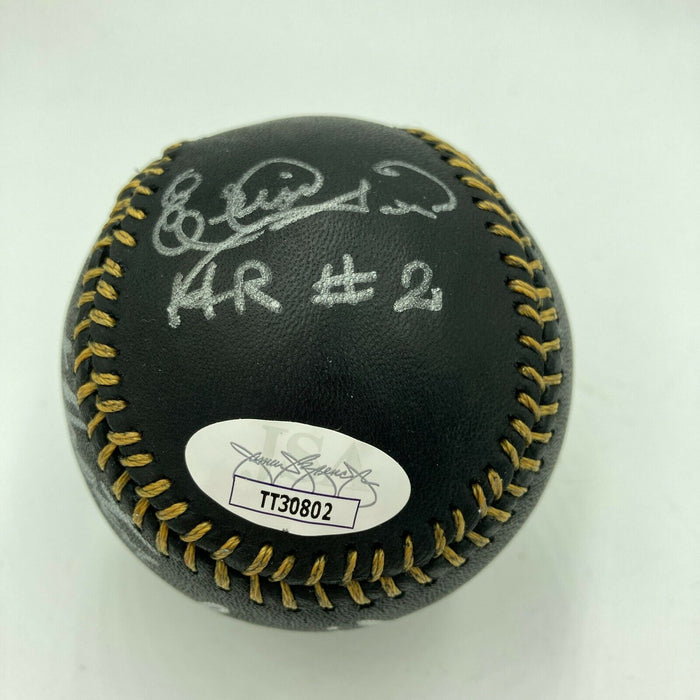 Reggie Jackson 1977 World Series 3 Home Runs Signed Baseball With Pitchers JSA