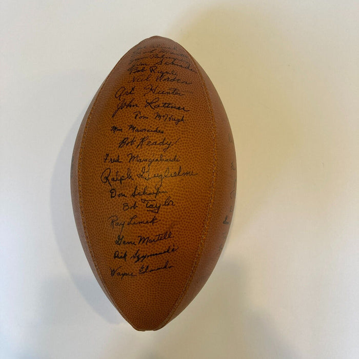 1953 Notre Dame Fighting Irish Champions Team Signed Football 35 Sigs JSA COA