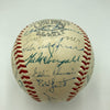 1952 All Star Game Team Signed Baseball Satchel Paige Mickey Mantle JSA COA