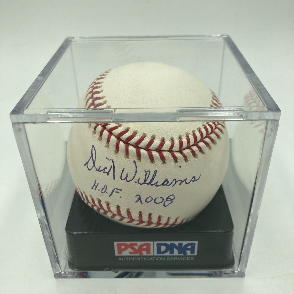 Dick Williams HOF 2008 Signed Major League Baseball PSA DNA Graded 10 GEM MINT