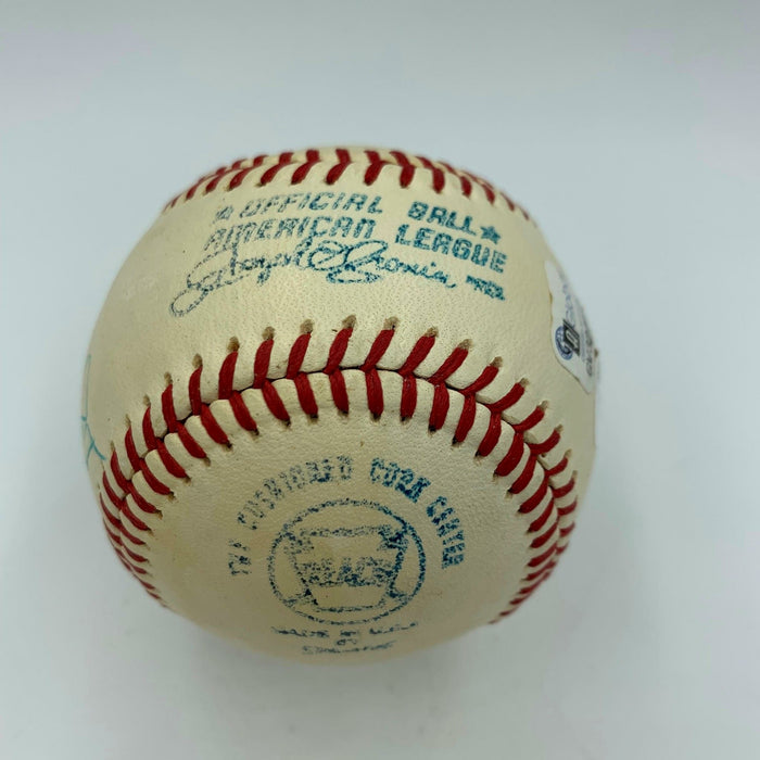 1960's Gaylord Perry Early Career Signed American League Joe Cronin Baseball JSA