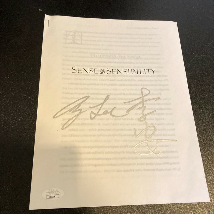 Ang Lee Signed Original Sense and Sensibility Movie Script JSA COA