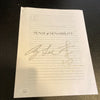 Ang Lee Signed Original Sense and Sensibility Movie Script JSA COA