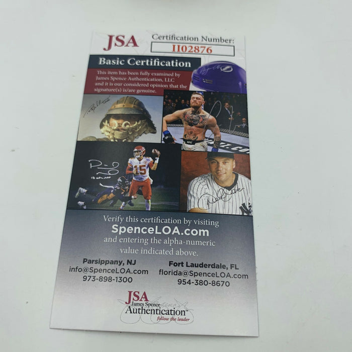 Linnea Quigley Scream Queen Signed 1980's National League Baseball JSA COA