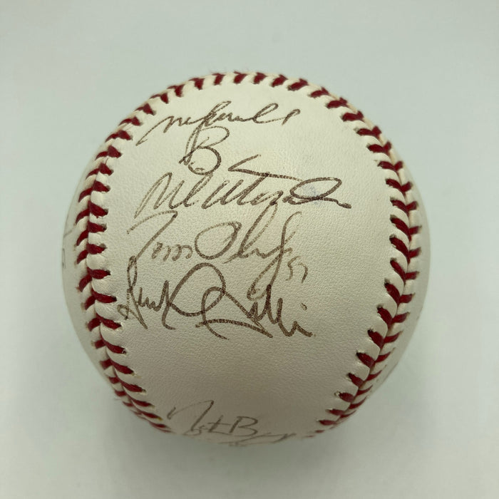 2003 Florida Marlins World Series Champs Team Signed W.S. Baseball MLB Hologram