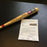 Beautiful Chicago Cubs Hall Of Fame Legends (9) Signed Bat Ernie Banks JSA COA