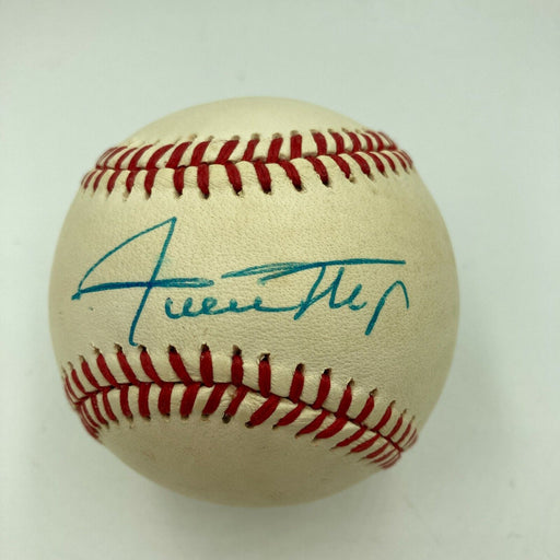 Beautiful Willie Mays Signed Autographed Official National League Baseball JSA