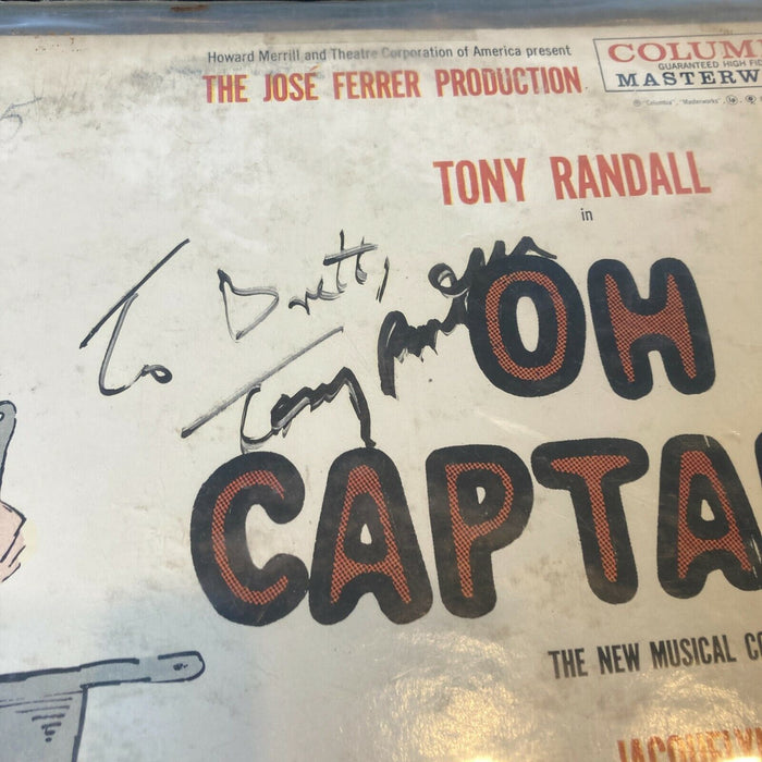 Tony Randall Signed Autographed Vintage LP Record
