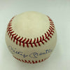 Beautiful Mickey Mantle Signed American League Baseball PSA DNA Graded MINT 9