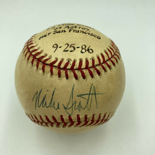 Mike Scott No Hitter Signed Game Used Baseball From 9-25-1986 JSA & MEARS COA