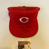 Marge Schott Signed Cincinnati Reds Baseball Hat With JSA COA